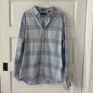 Blue and White Checkered Shirt